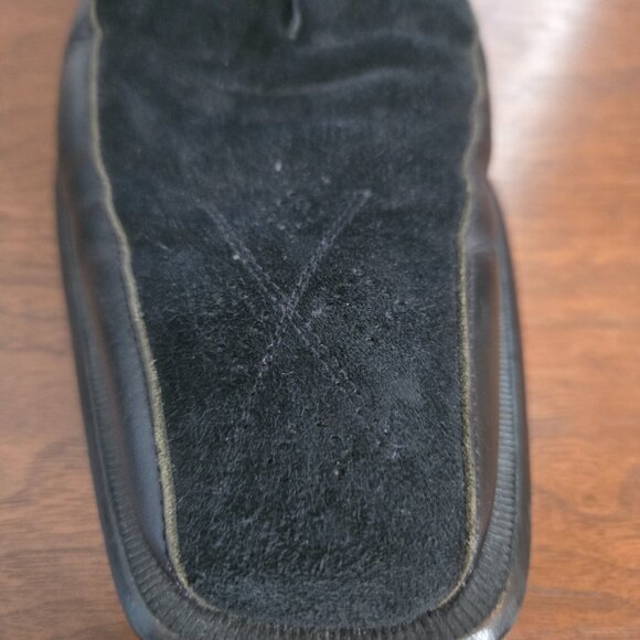Mezlan Men\'s Redford Size 9M Black Leather and Suede Dress Shoes w/Decor laces